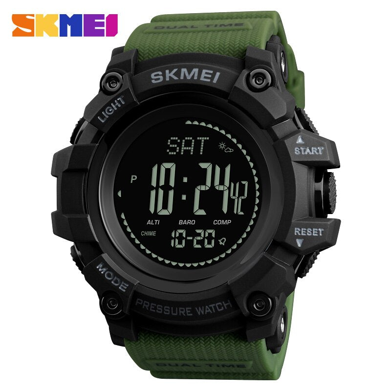 SKMEI 1358 Outdoor Watch – Digital Sport Compass & Altimeter, Waterproof
