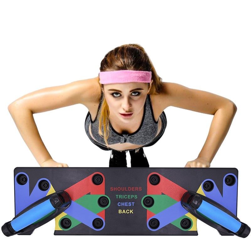 FGHGF Push Up Board – Color‑Coded Fitness System