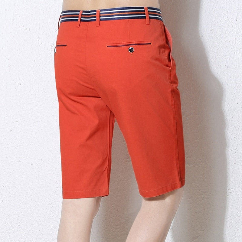 Men’s Stretch Cotton Shorts – Casual Summer Gym & Beachwear