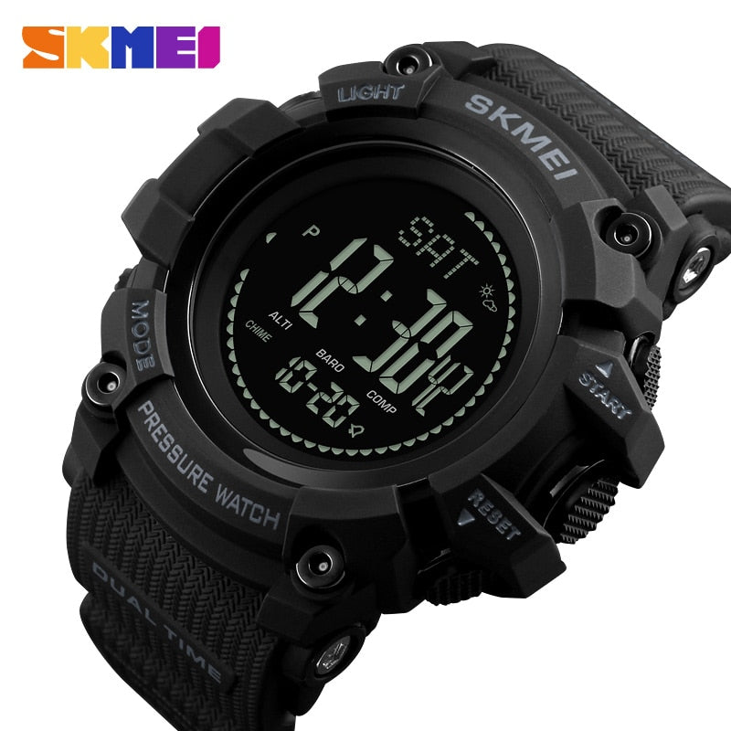 SKMEI 1358 Outdoor Watch – Digital Sport Compass & Altimeter, Waterproof