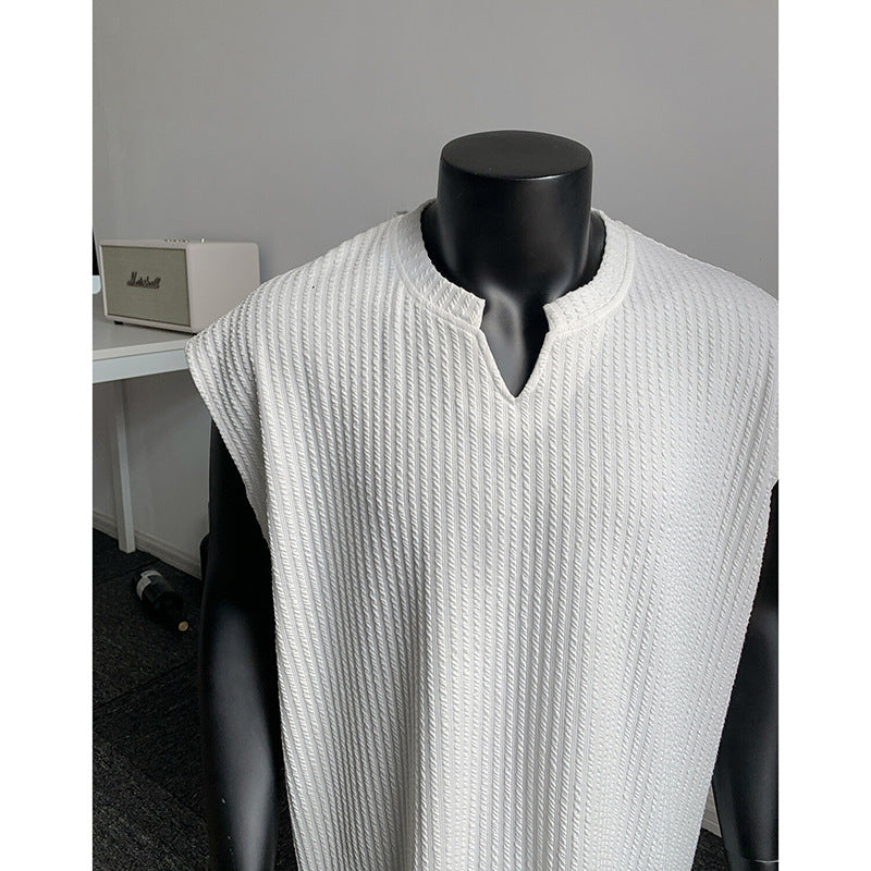 V-Neck Sleeveless T-Shirt