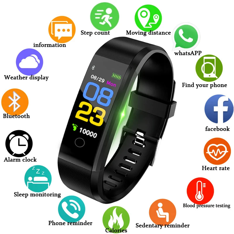 Smart Fitness Bracelet – OLED Screen