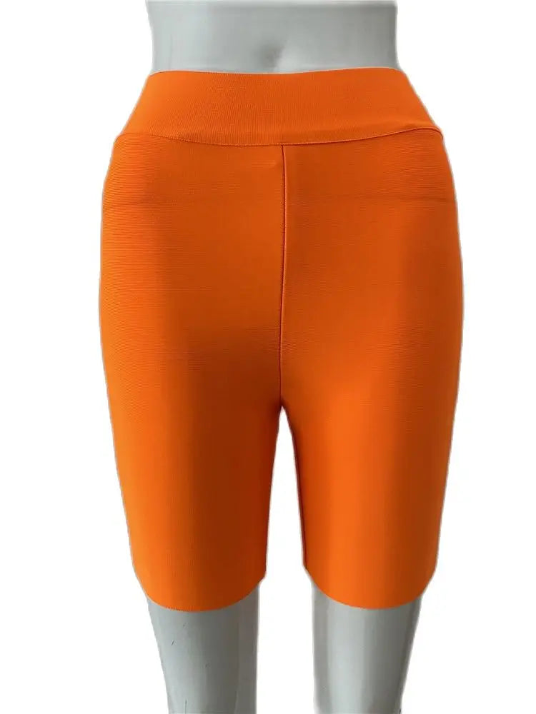 Women’s High‑Waist Fitness Shorts – Stretchable Yoga & Gym Leggings