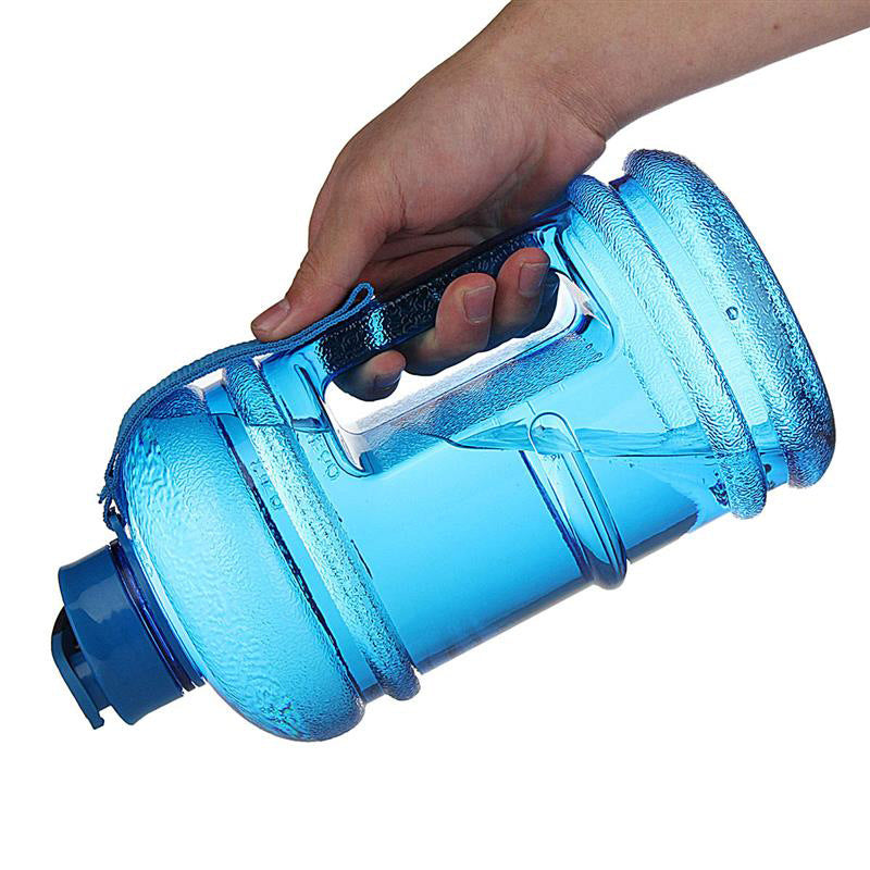 2.2L Dumbbell Sports Water Bottle – PETG Plastic, Gym Jug