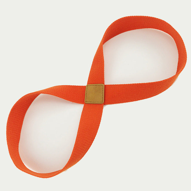 Yoga Stretch Strap - 8-Loop Training & Fitness Belt