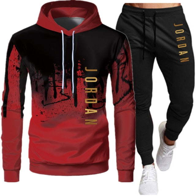 Winter Tracksuit Set for Men – Hoodie + Joggers