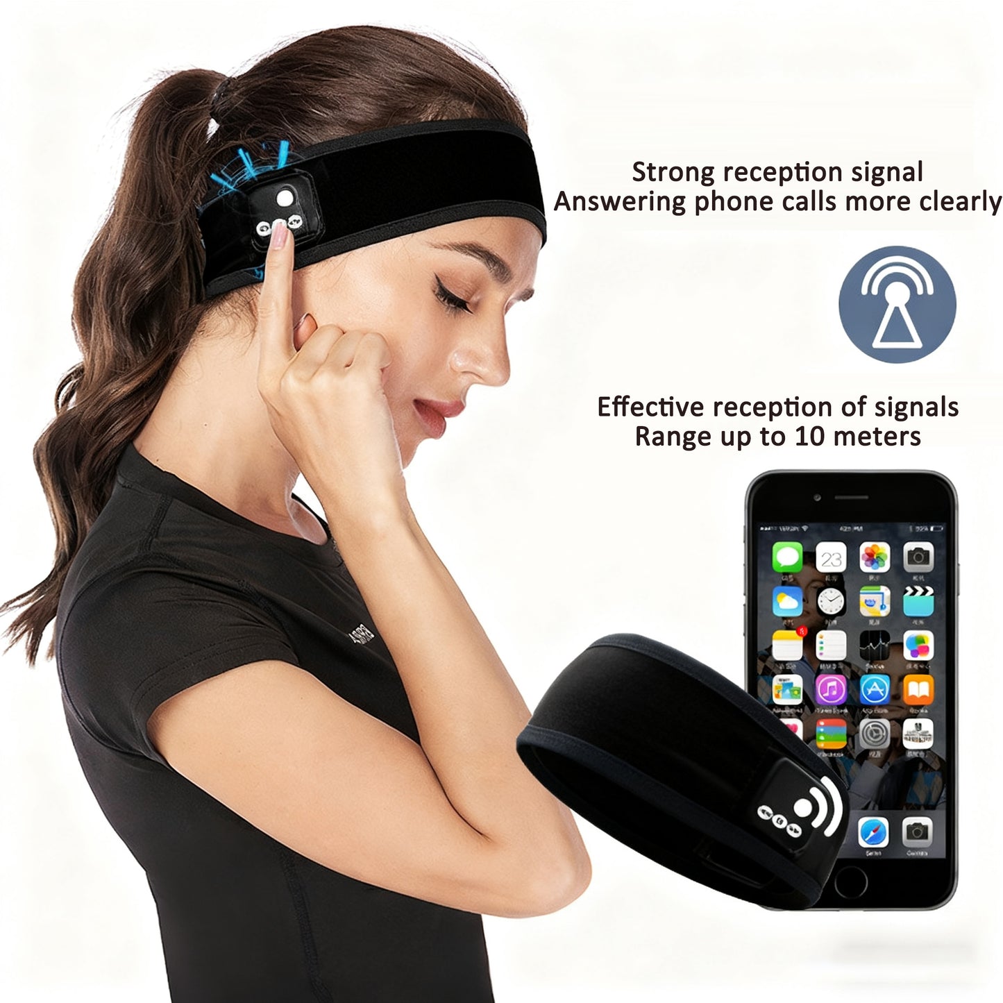 Bluetooth Music Headband – Wireless Sports Headphones | AthVault