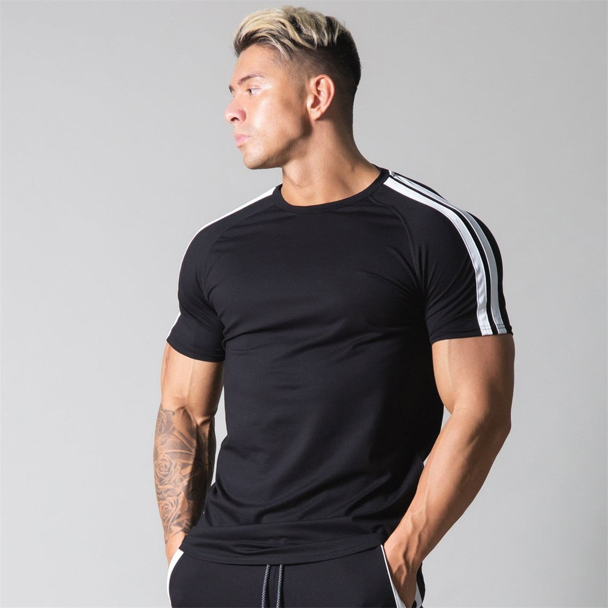 Men’s Cotton Gym T‑Shirt – Slim Fit Training Top