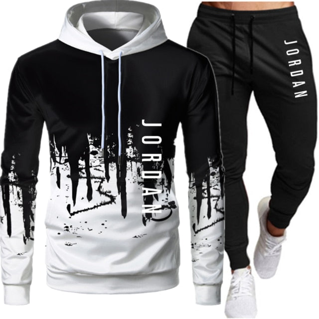 Winter Tracksuit Set for Men – Hoodie + Joggers