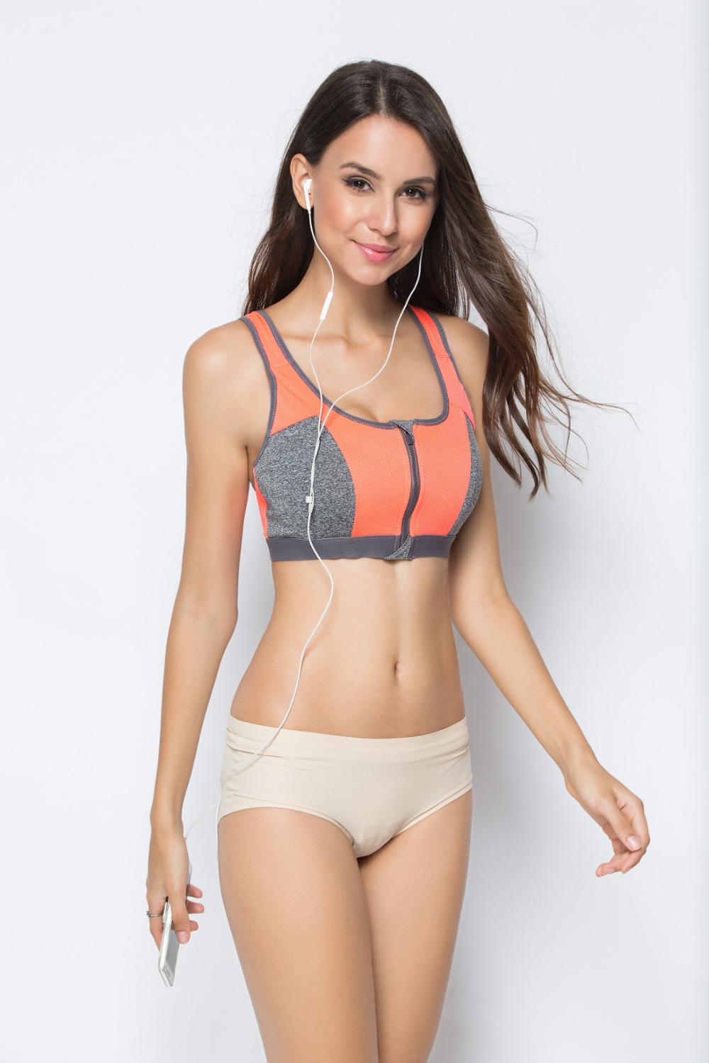 High Impact Push‑Up Sports Bra