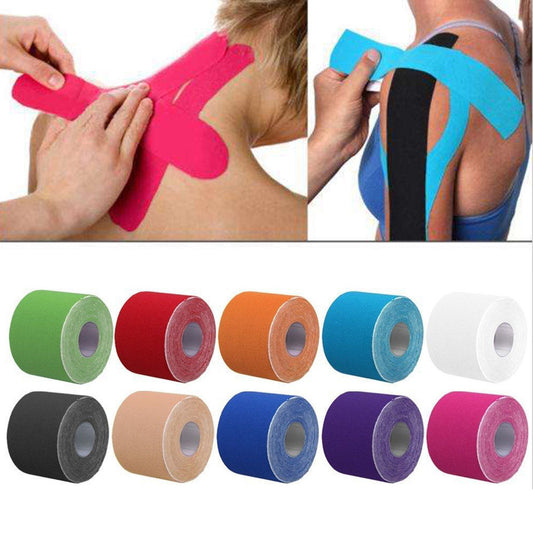 Sports muscle protector with all cotton waterproof 5cm muscle patch/intramuscular effect kinesiology tape | AthVault