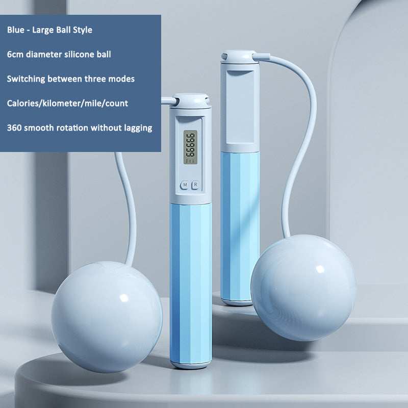 Intelligent Adjustable Skipping Rope – Large Ball Fitness Trainer