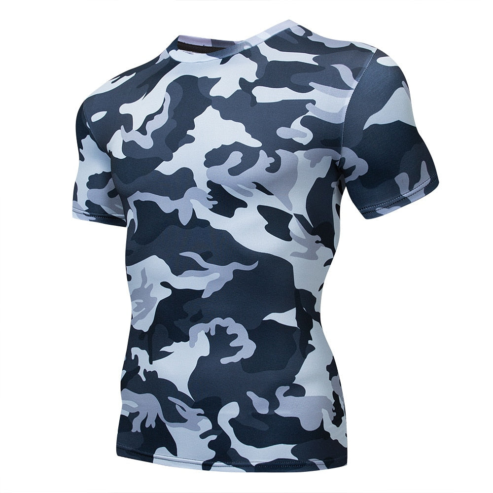 Unisex Camouflage Compression T-Shirt