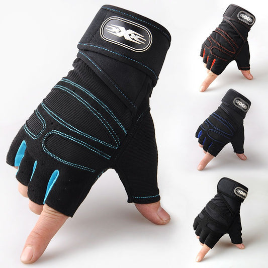 Men’s Half‑Finger Weight‑Lifting Gloves