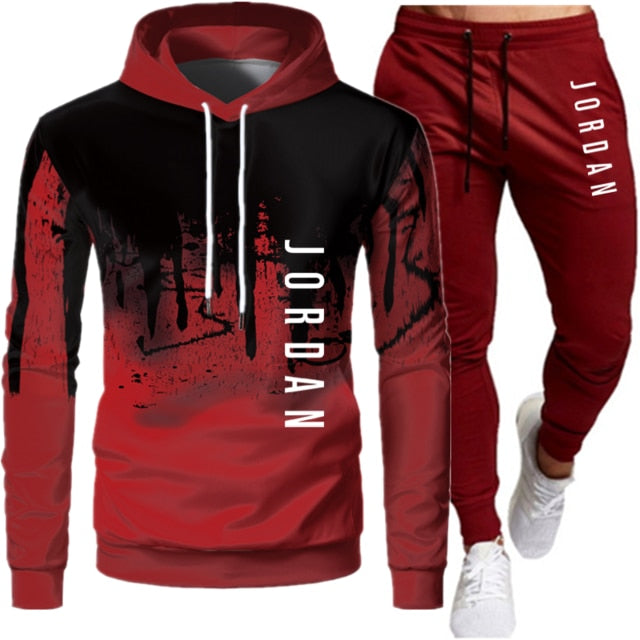 Winter Tracksuit Set for Men – Hoodie + Joggers