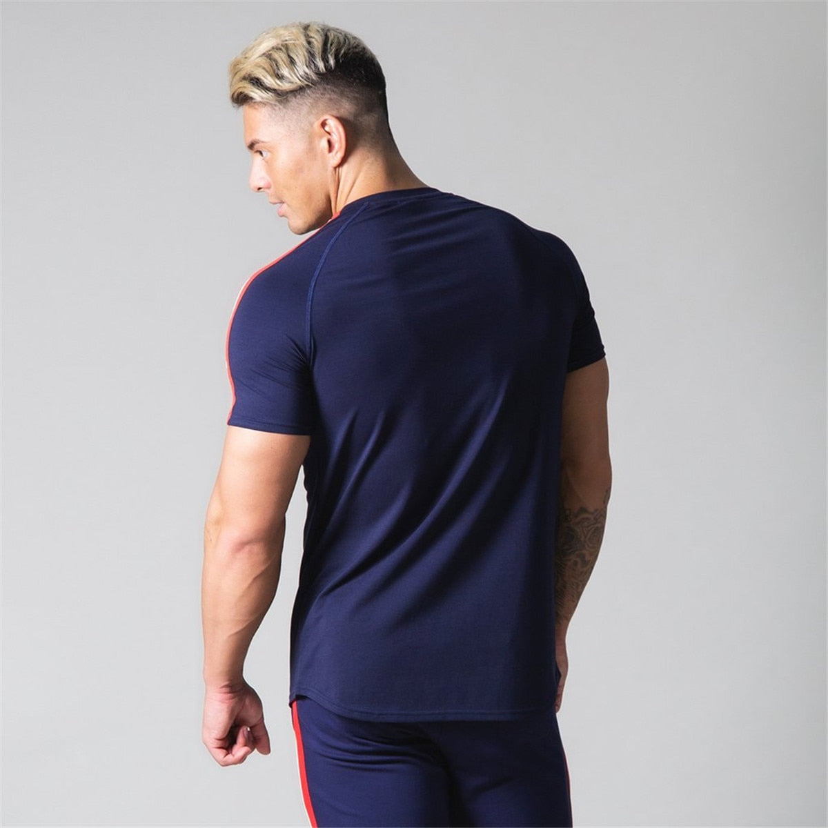 Men’s Cotton Gym T‑Shirt – Slim Fit Training Top