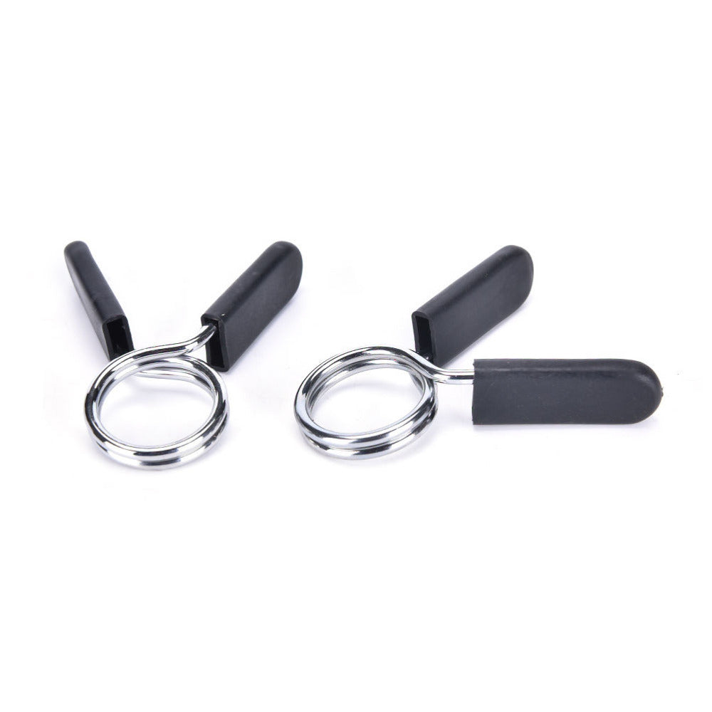 28mm Barbell Spring Clips – 2pcs Weight Lock Collars