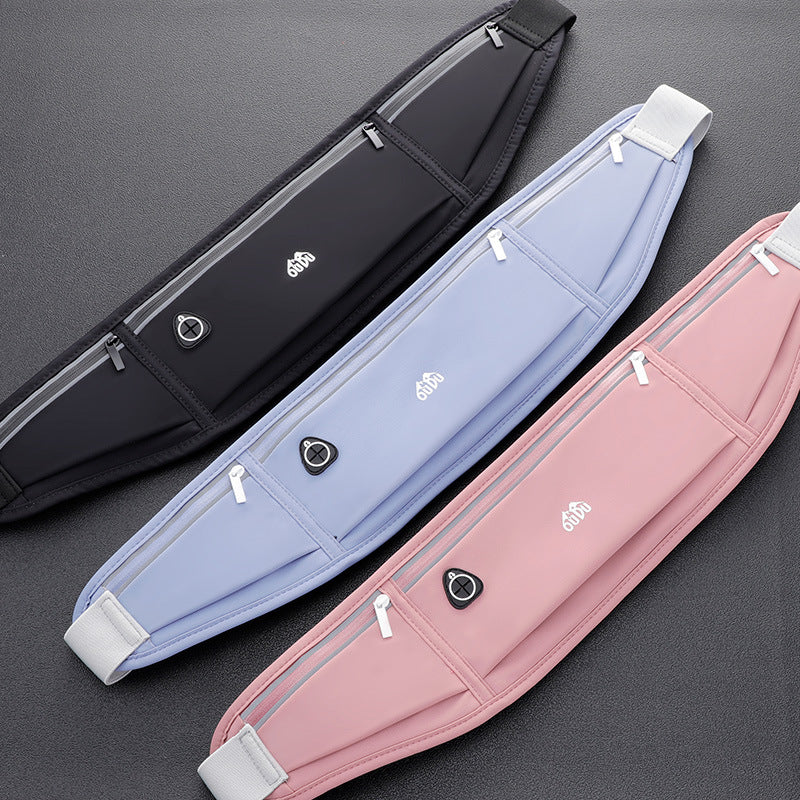 "Outdoor Sports Waist Pack, Large Capacity Waterproof Mobile Phone Pouch, Unisex Running Fitness Elastic Waist Bag" | AthVault