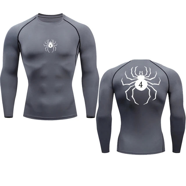Hunter x Hunter → Spider Compression Tee → Quick Dry → Gym Fit → Summer Activewear