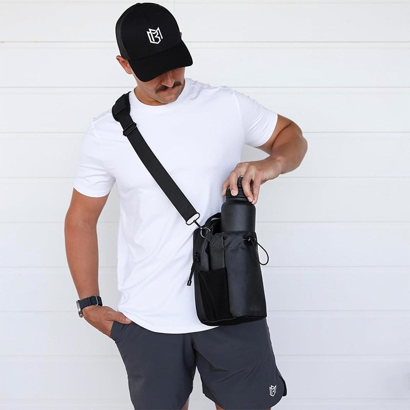 Magnetic Gym Water Bottle Bag