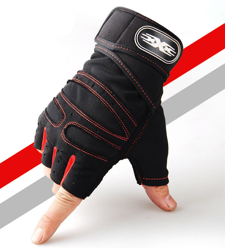 Men’s Half‑Finger Weight‑Lifting Gloves