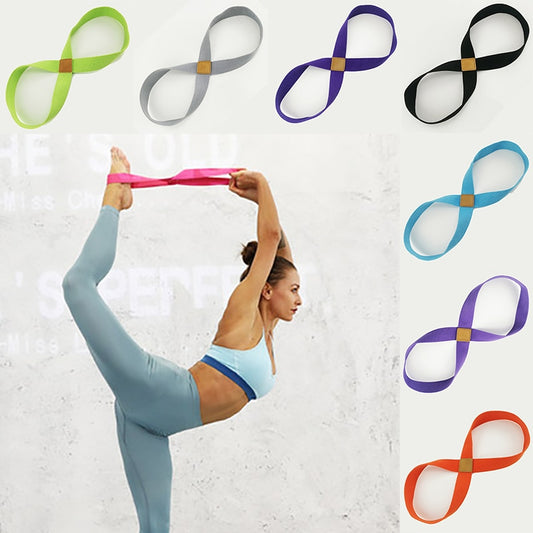 Yoga Stretch Strap - 8-Loop Training & Fitness Belt