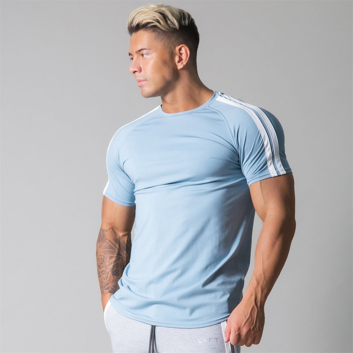 Men’s Cotton Gym T‑Shirt – Slim Fit Training Top