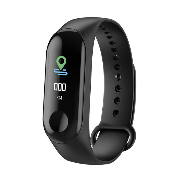M3 Plus Smart Bracelet – IPS Color Screen Fitness Tracker, IP68 Waterproof