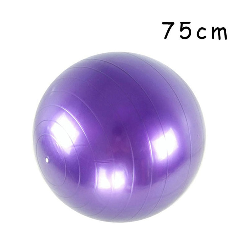 Glossy PVC Fitness & Yoga Ball (45-85cm)