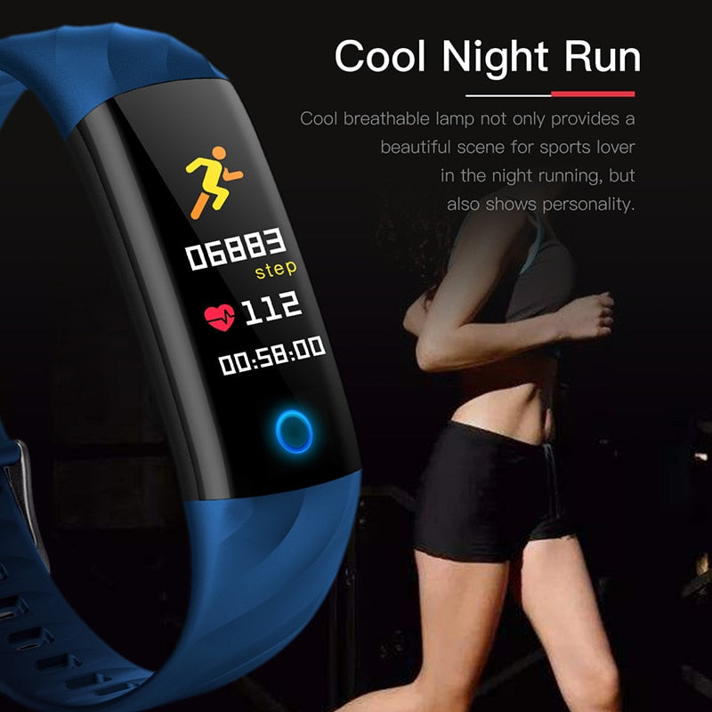S5 Smart Sport Watch: Heart Rate, Blood Oxygen, Waterproof