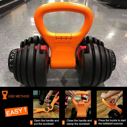 Orange Dumbbell Clip – ABS Fitness Accessory (450g)