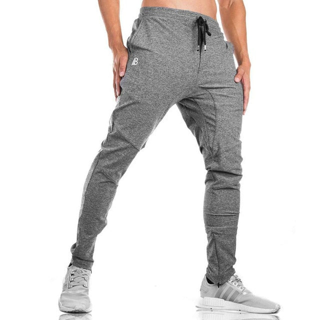 Fitness Joggers – Breathable Cotton Spandex Training Pants
