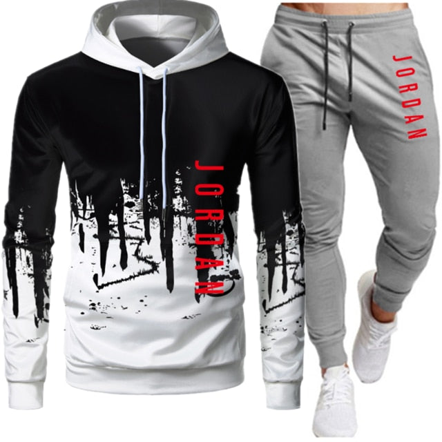 Winter Tracksuit Set for Men – Hoodie + Joggers