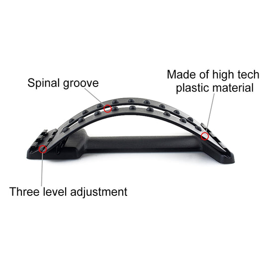 Back Massage Magic – Adjustable Lumbar Support Stretcher