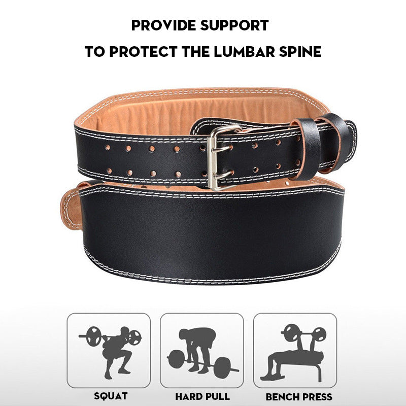 Weightlifting Leather Belt