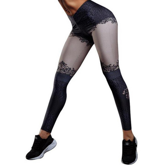 Women’s 3D Digital Printed Leggings – High Waist Push‑Up Jeggings