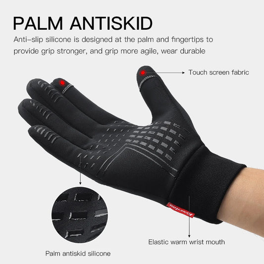 Winter Touch Screen Running Gloves – Full Finger Fitness