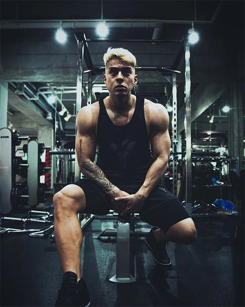 Men’s Bodybuilding Tank – Lightweight Sleeveless Gym Shirt