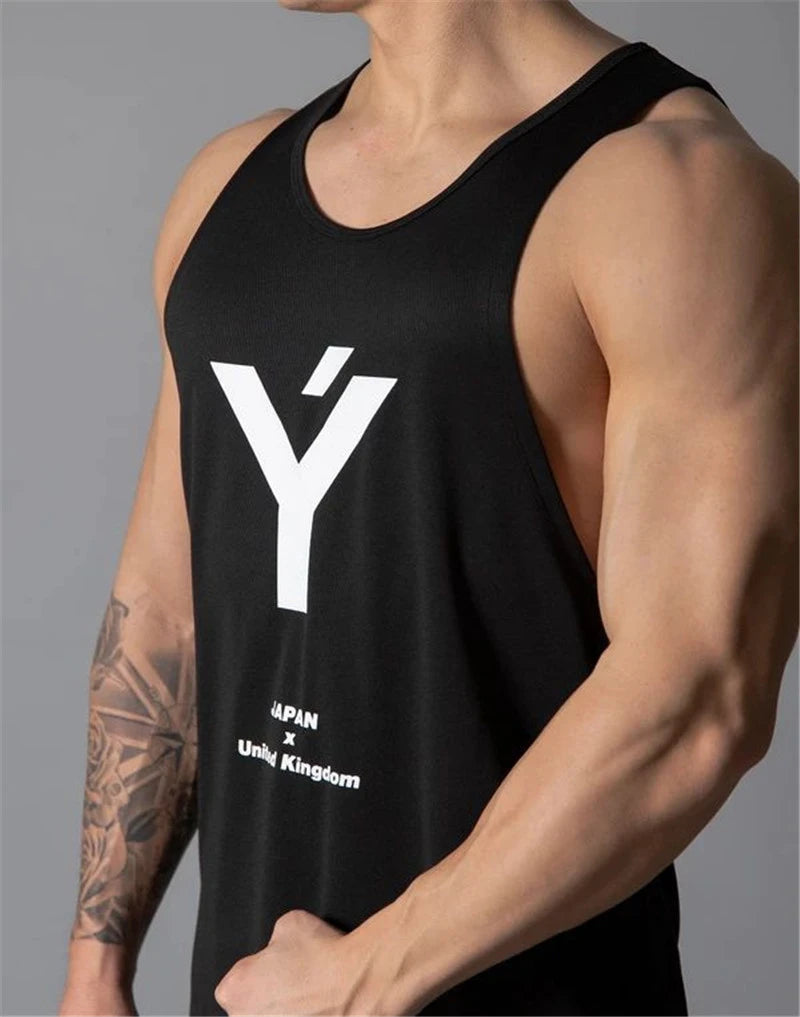 Men’s Bodybuilding Tank – Lightweight Sleeveless Gym Shirt
