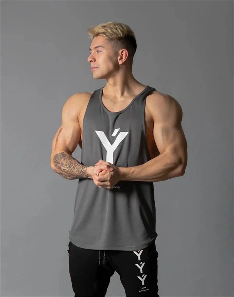 Men’s Bodybuilding Tank – Lightweight Sleeveless Gym Shirt