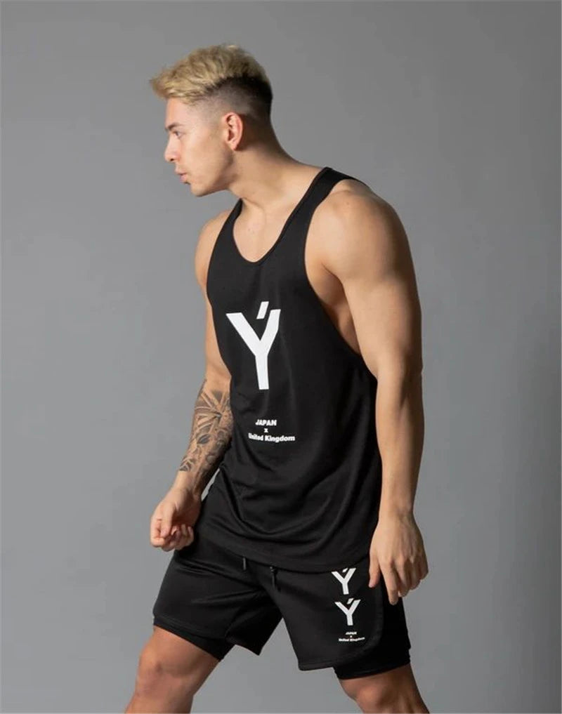 Men’s Bodybuilding Tank – Lightweight Sleeveless Gym Shirt