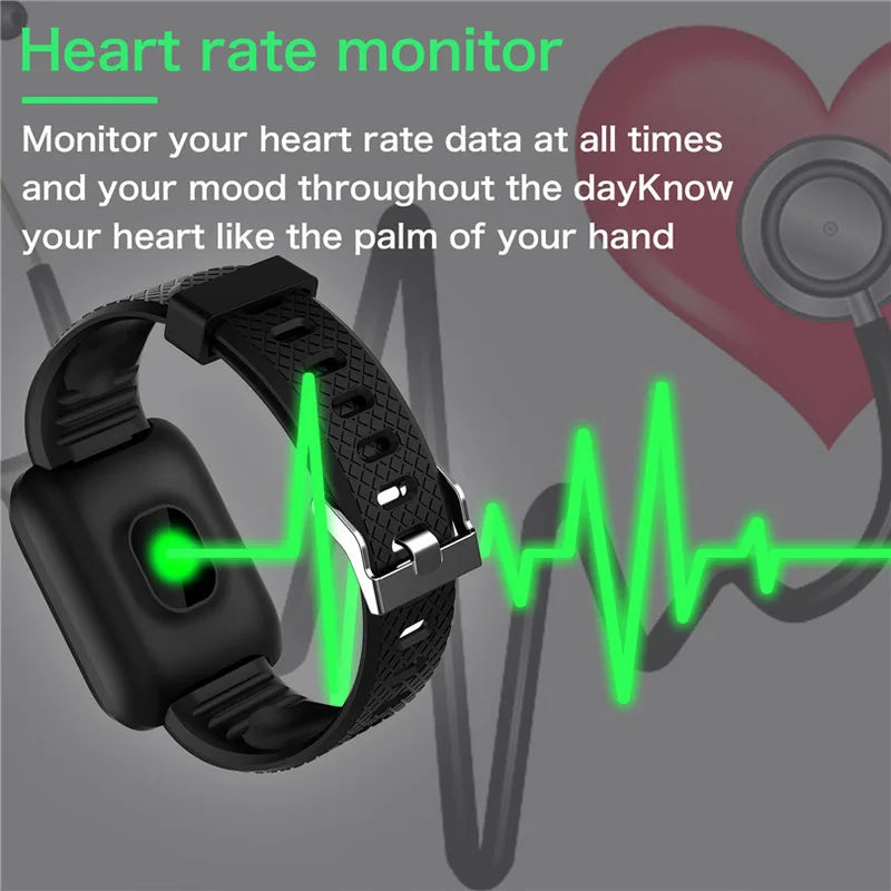 Health & Fitness Smartwatch (Waterproof | HR/BP Monitoring | iOS/Android)