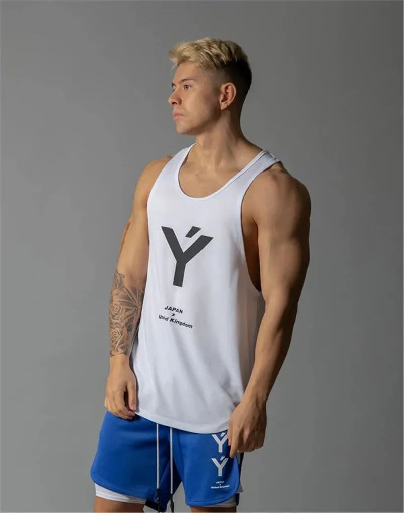 Men’s Bodybuilding Tank – Lightweight Sleeveless Gym Shirt