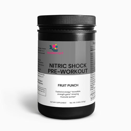 Nitric Shock Pre-Workout Powder (Fruit Punch)