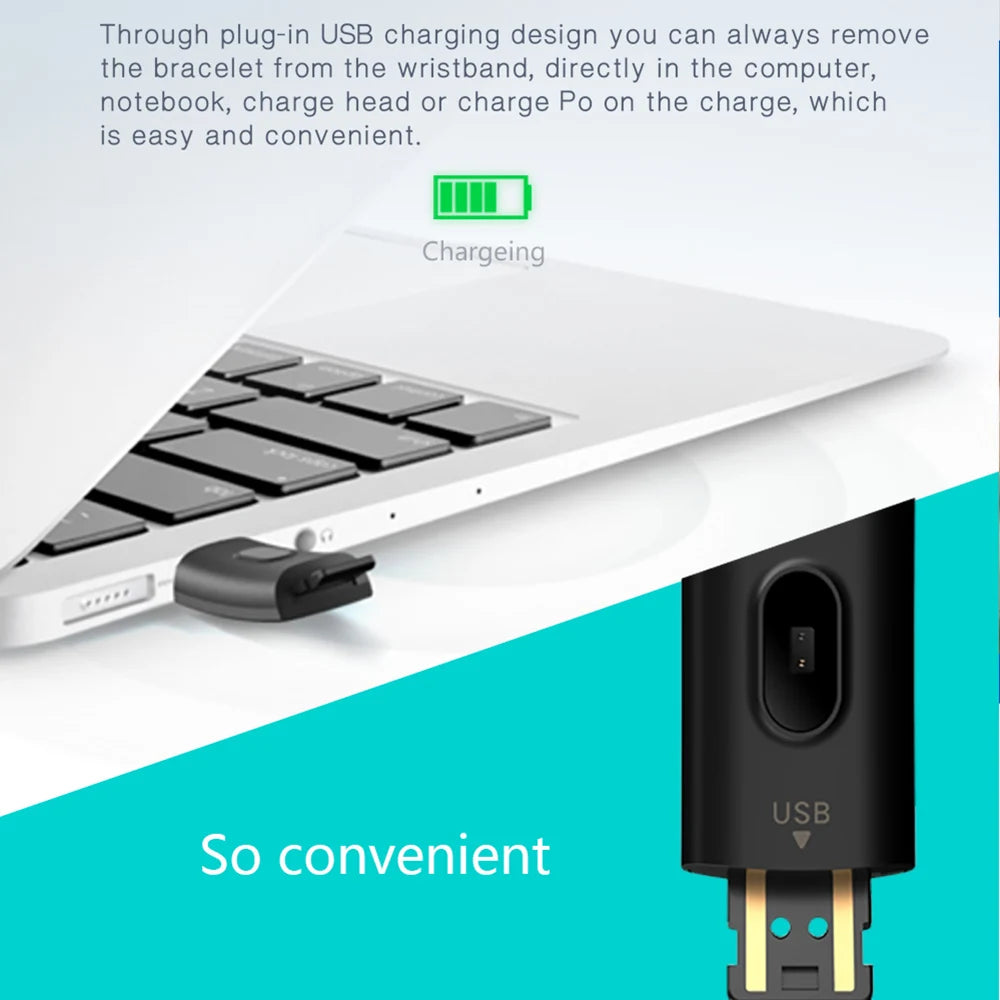 Y5 Smart Bracelet – Heart Rate & Fitness Tracker, Blood Pressure Monitor, Waterproof