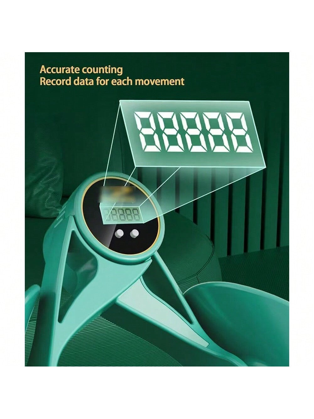 Inner Thigh & Pelvic Floor Trainer – 3 Intensity Levels with LED Counter