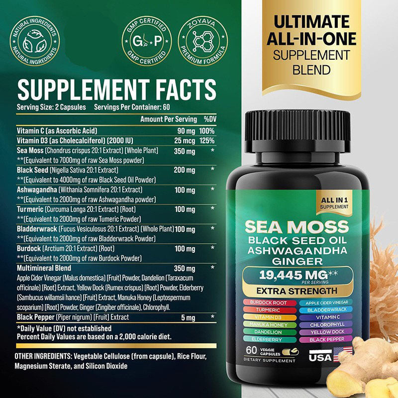 Hilibi Resin Capsules + Seaweed Capsules