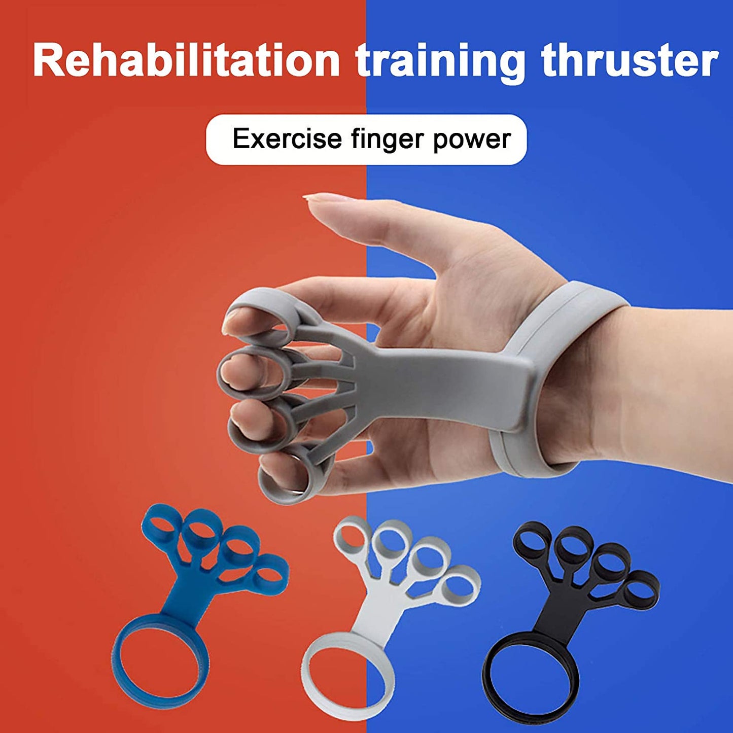 Silicone Finger Grip Trainer – Finger Strength & Rehabilitation Tool