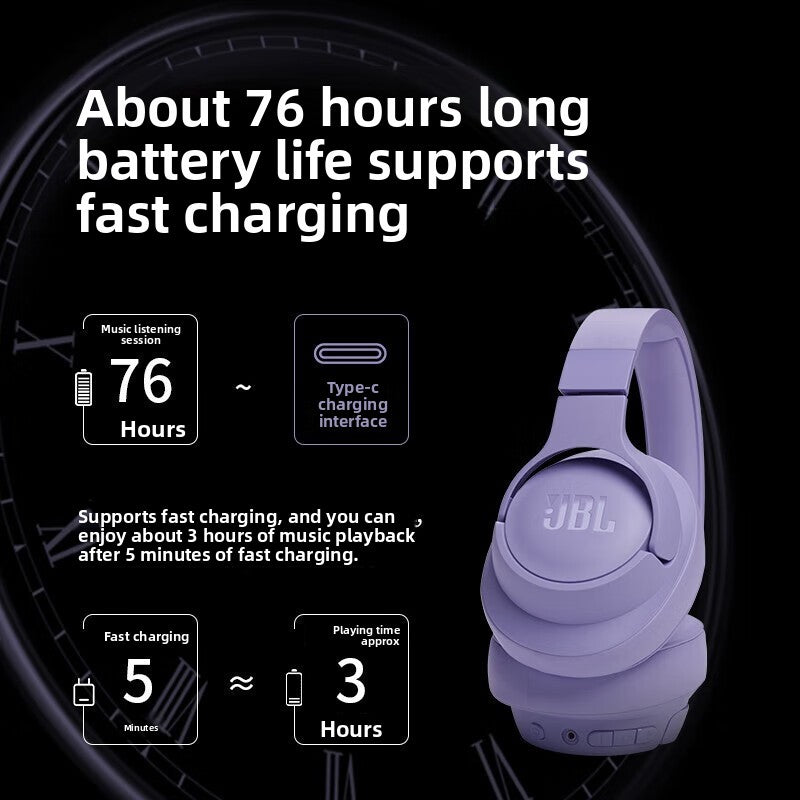 JBL Bluetooth Headphones | Wireless Bass Sound, IPX6 Waterproof