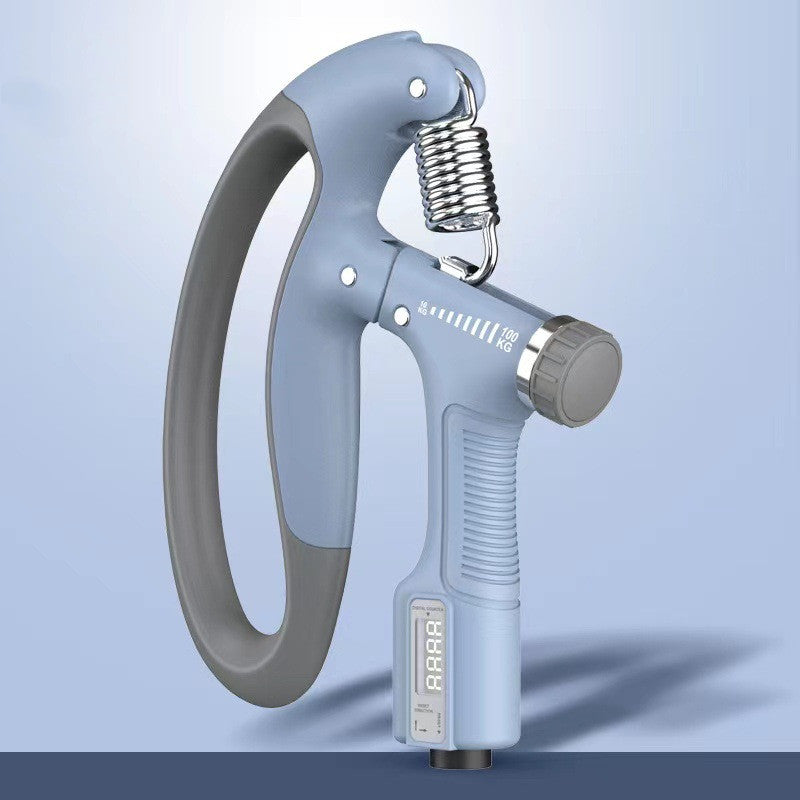 Smart Counting Adjustable Hand Grip Strengthener (10–100KG) – Forearm, Wrist & Arm Muscle Trainer